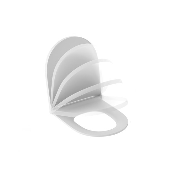 WC unitazo dangtis Ypsilon W, baltas