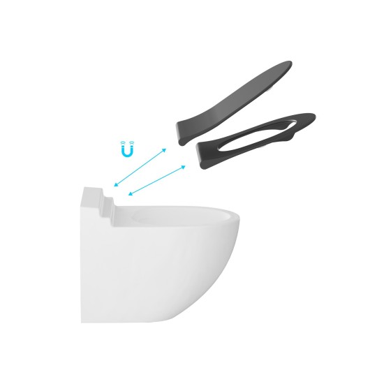 WC iMagin dangtis, spalva juoda
