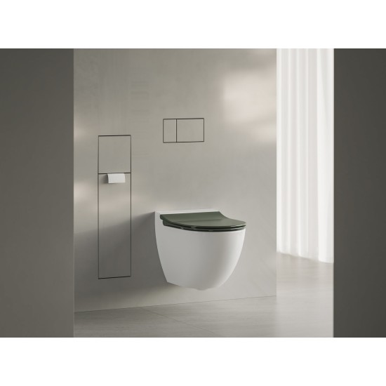 WC iMagin sėdynė, spalva Grey Green