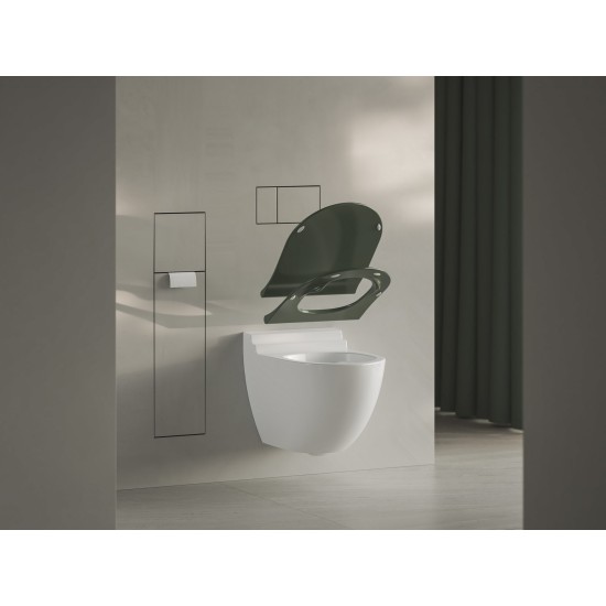 WC iMagin sėdynė, spalva Grey Green