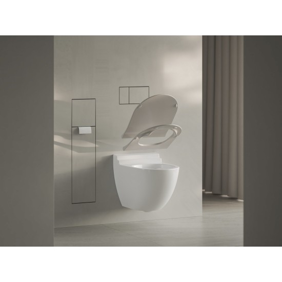 WC iMagin sėdynė, spalva Smoke Grey