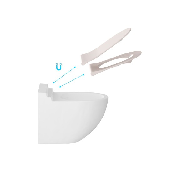 WC iMagin dangtis, spalva Alabaster Pink
