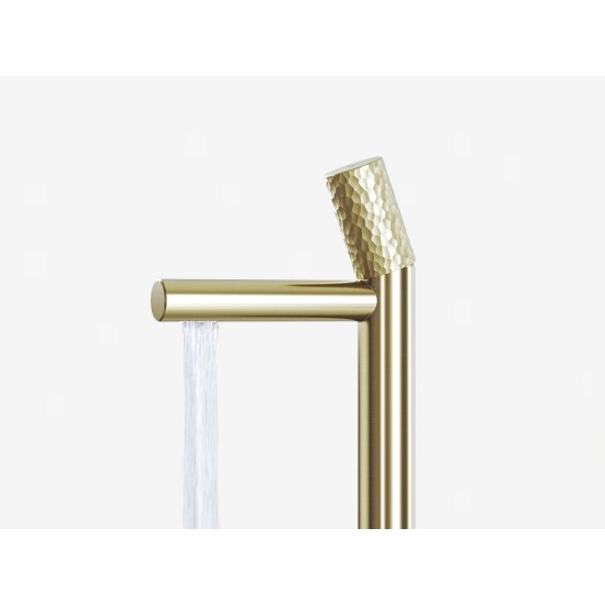RV 014A.60CH Praustuvo maišytuvas 285 mm be dugno vožtuvo, spalva champagne