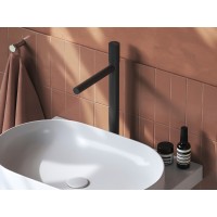 RV 015A.20BLM Praustuvo maišytuvas 375 mm be dugno vožtuvo, spalva matinė juoda