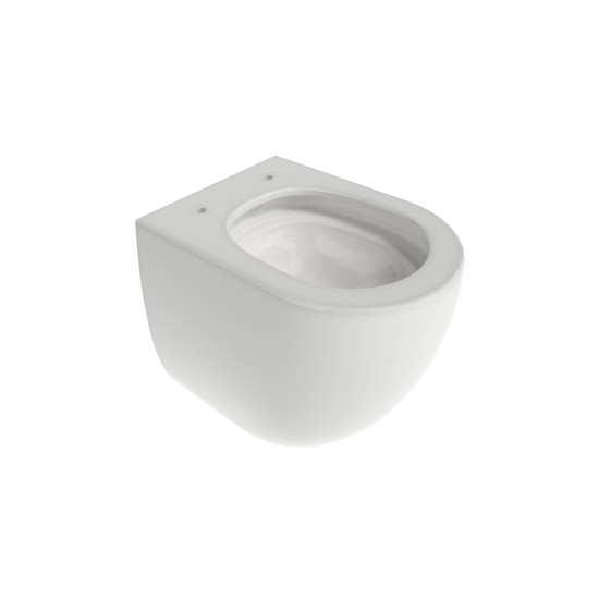 WC Chrome AquaSpin set, pakabinamas, baltas