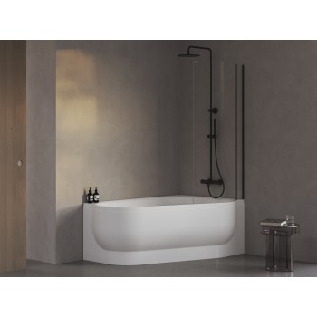AVSK1 ARC 150 D juoda+stiklas Transparent