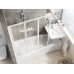 VS3 130 balta+stiklas Transparent