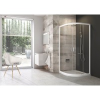 BLCP4-80 balta+stiklas Transparent