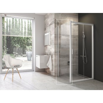 BLPS-100 balta+stiklas Transparent