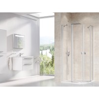 CSKK4-90 satinas+stiklas Transparent