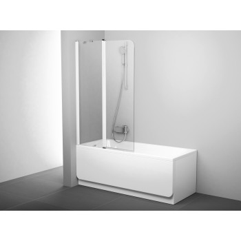 CVS2 100 K balta+stiklas Transparent
