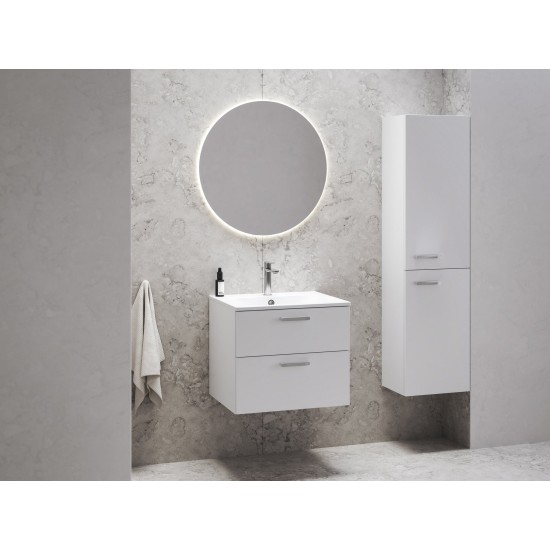 SB Chrome II 39 D, balta, rankenėlė 152 mm, chrome