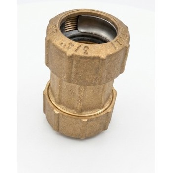 Coupling PE d25 bronze. 92298
